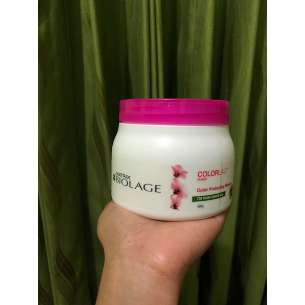 MATRIX Biolage Colorlast Hair Mask - Masker Nutrisi Penghalus Perawatan Rambut Berwarna Diwarnai 500 ml