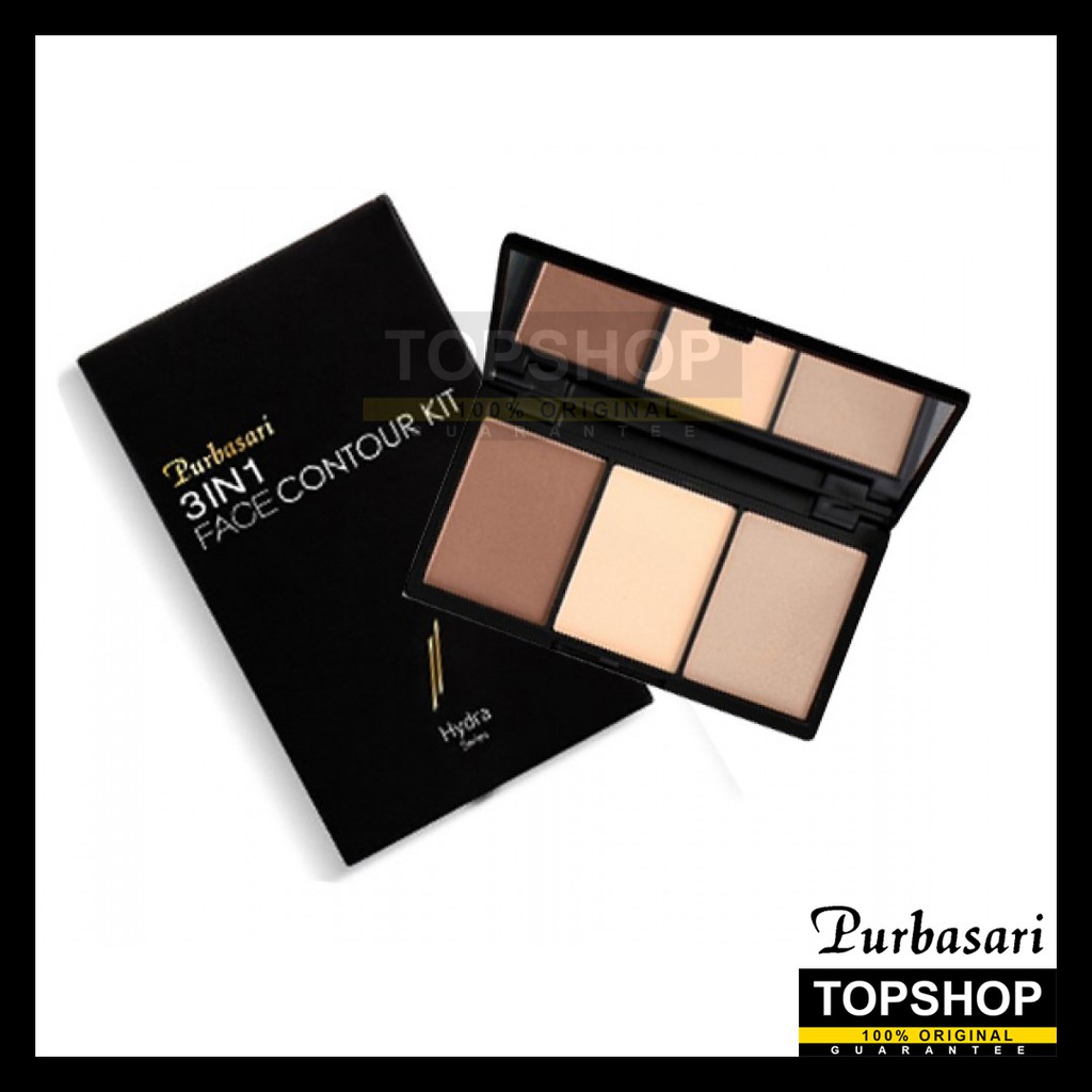 Purbasari 3 in 1 Face Contour Kit