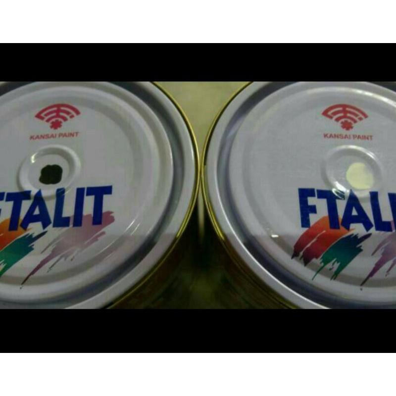 

CAT MINYAK FTALIT BESI KAYU PUTIH ATAU HITAM DOFF / CAT KANSAI 1 KG
