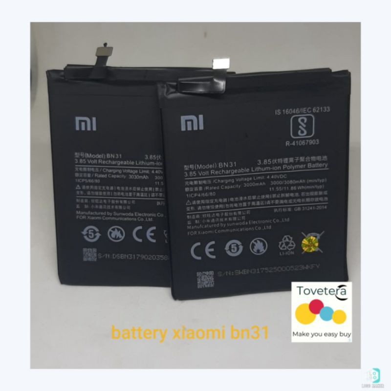 battery Xiaomi bn31