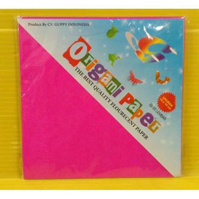 

Promo Murah !!! Guppy Kertas Origami 14 x 14 (Pak Isi 50 Lembar) Terbaru