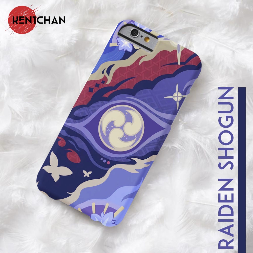 Phone Case Custom RAIDEN SHOGUN Namecard Genshin Impact