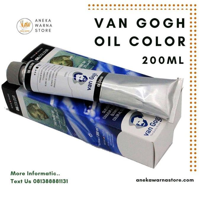 

Van Gogh Oil Color / Cat Minyak Van Gogh 200ml - Titanium White