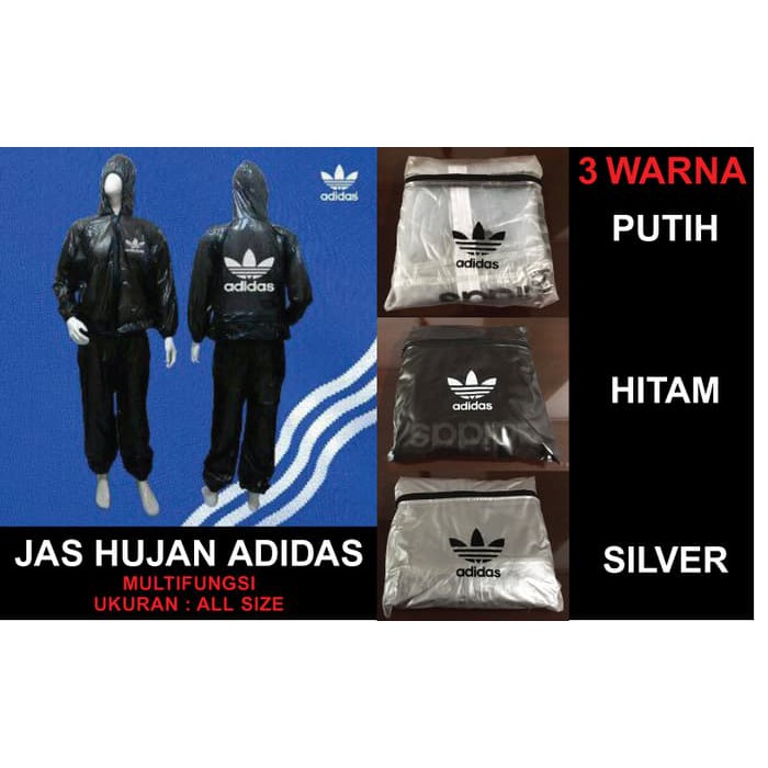 Jas Hujan Adidas Murah - Jas Hujan PVC - Jas Hujan