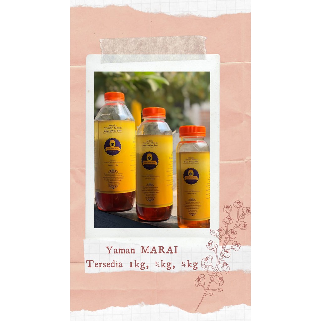 

MADU YAMAN MARAI ASLI IMPOR KUALITAS SUPER