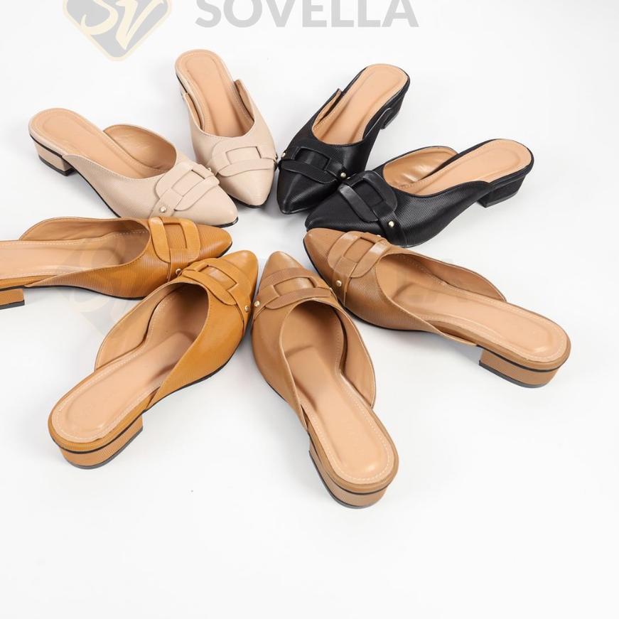 ✱ SOVELLA Ellena Sepatu Heels Wanita Simpel Wanita ♜