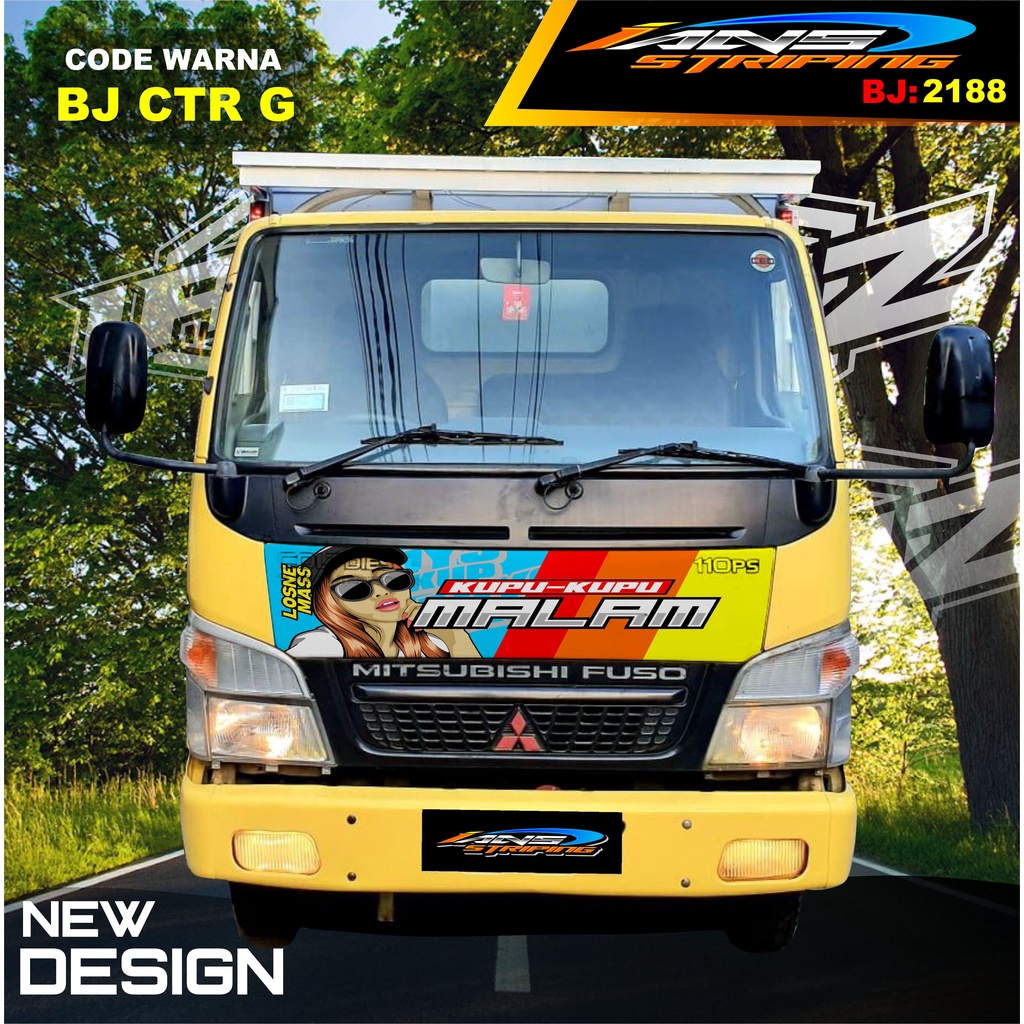 VARIASI STIKER KAP DEPAN TRUK FUSO / STIKER KABIN TRUK RAGASA,UMPLUNG / STIKER KAP CUP DEPAN TRUK DINA,FUSO