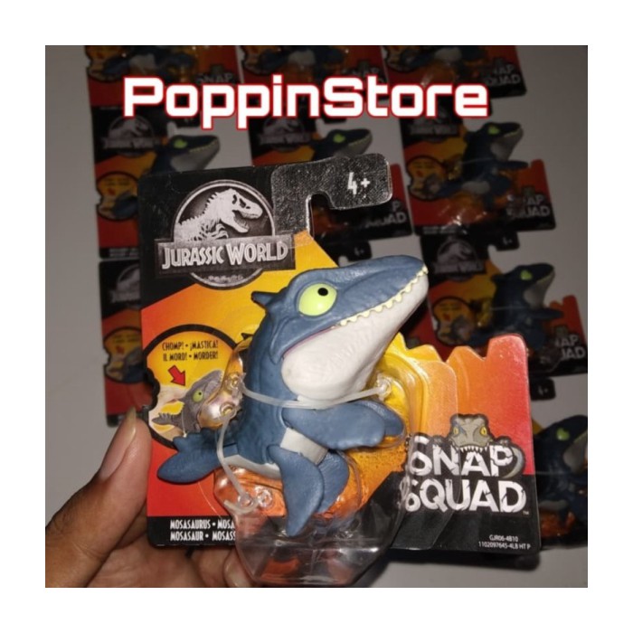 Jurassic World Snap Squad Mosasaurus Dino Rare murah Berkualitas