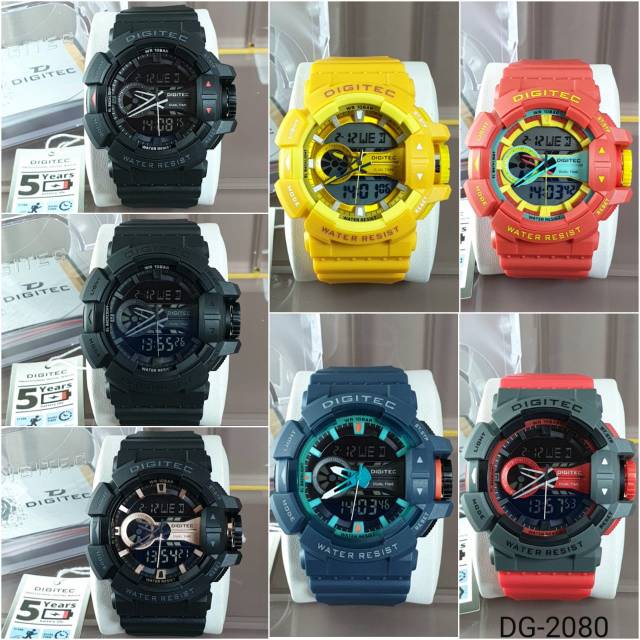Jam Tangan Digitec 2080 Dual Time