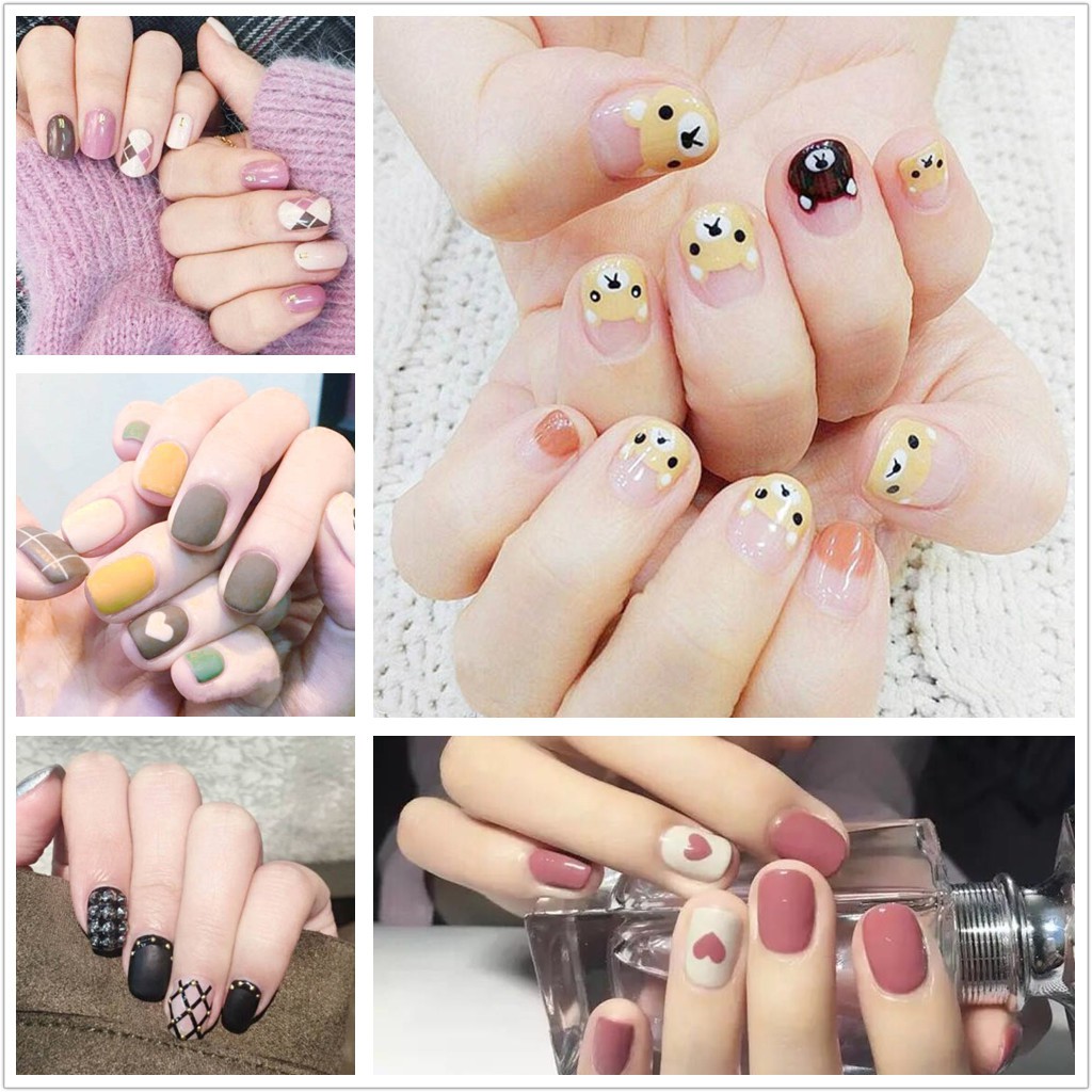 &lt;Jjoygirl&gt;DA Nail sticker motif / sticker kuku / stiker kuku / nail stiker glitter / stripes design