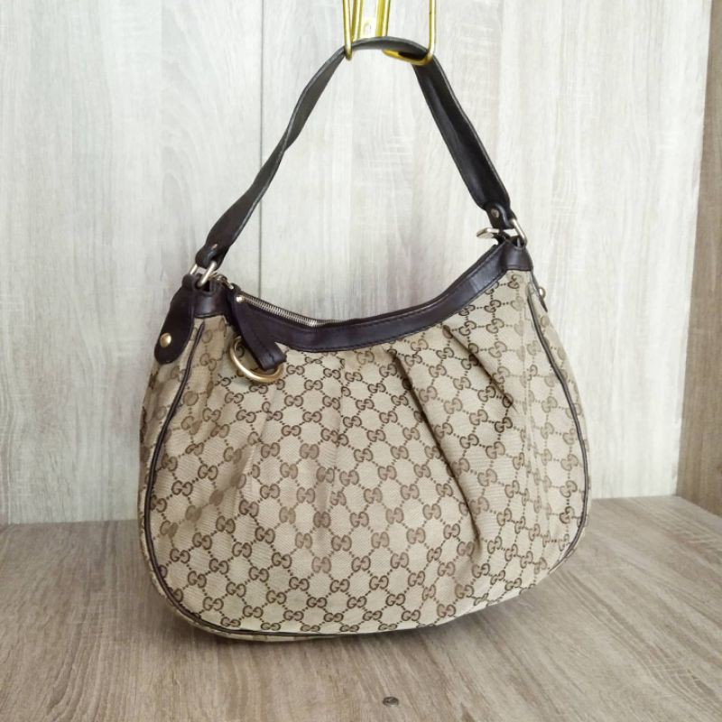 Tas GUCCI Authentic Preloved Second Original Hobo Asli Branded