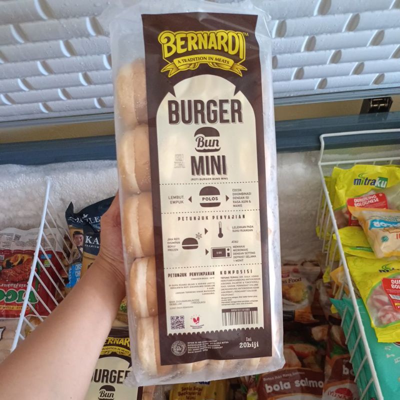 

bernardi roti burger mini isi 20