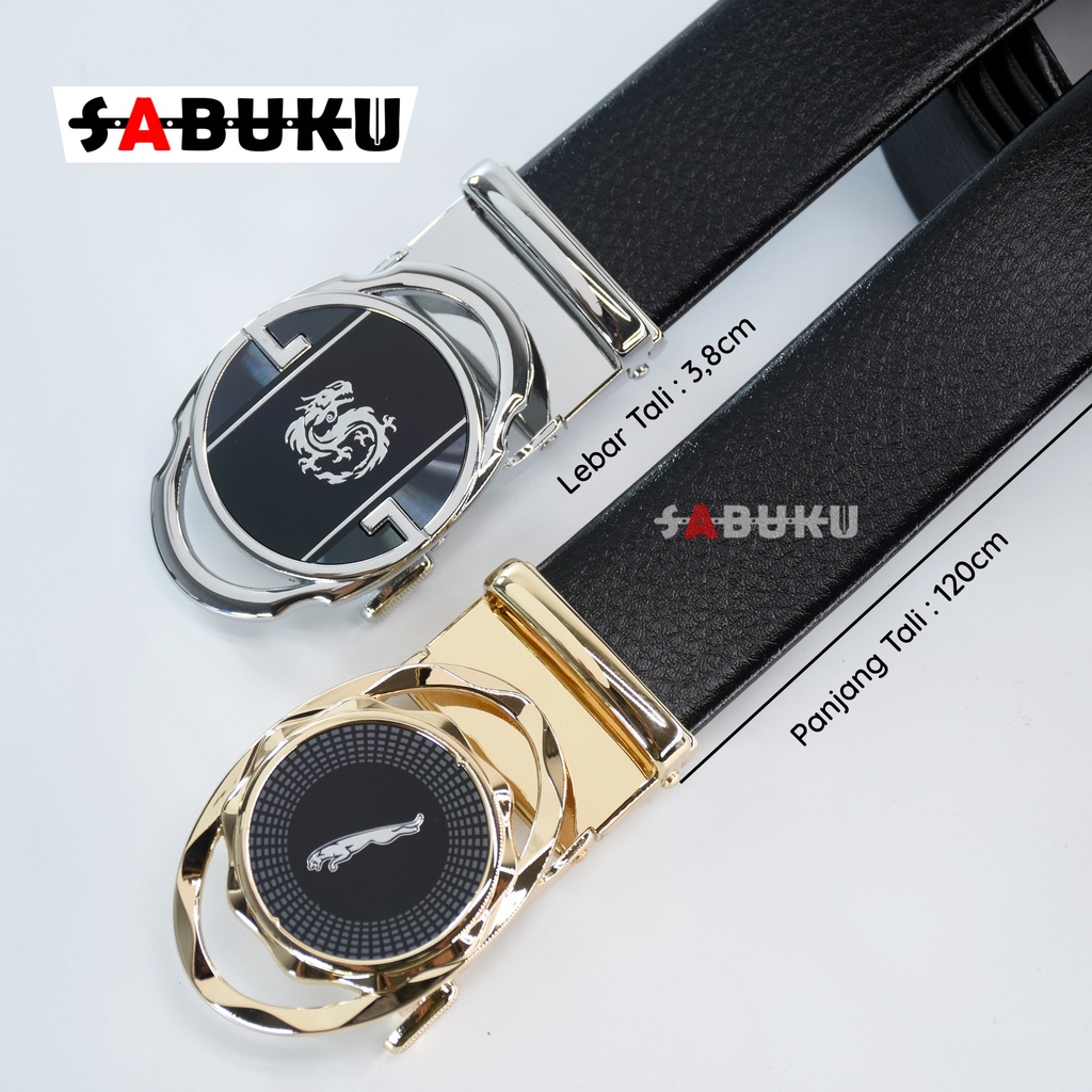Ikat Pinggang Pria Tipe Rell Otomatis Outo Lock PU Kulit Fhasion Korea Mewah - 063