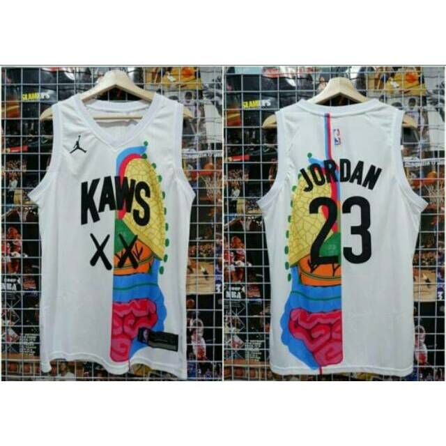kaws basketball jersey