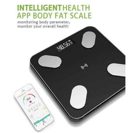 Smart Scale BMI Timbangan Badan Digital Body Fat Monitor Analysis with App Weight Scale Smart