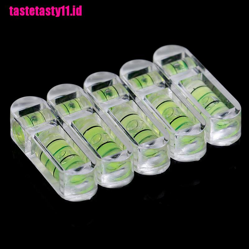 2pcs bubble spirit level mini Bentuk T Bahan Akrilik