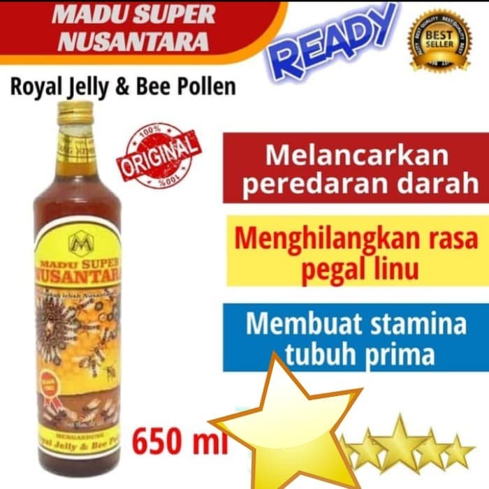 

MADU NUSANTARA MURNI SUPER 650 ML ORIGINAL 100%