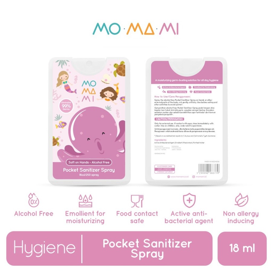 Momami Pocket Sanitizer Spray 18ml