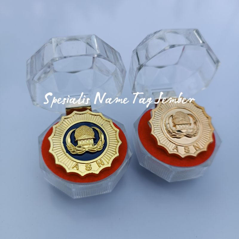 PIN GOLONGAN ASN KEMBANG PIN ASN KORPRI KUNINGAN EMAS MENGKILAP PENITI PREMIUM Pin korpri ASN PNS go