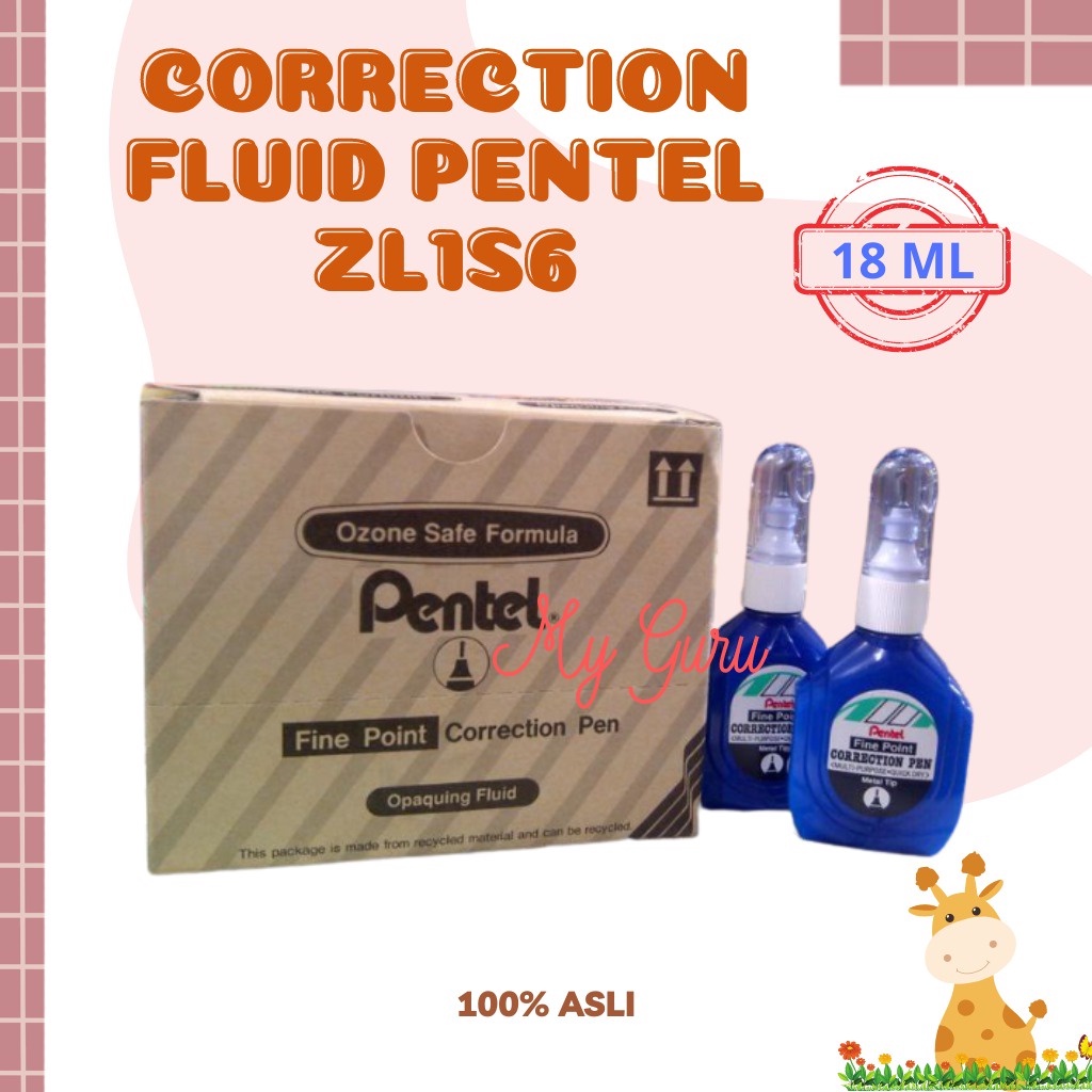 

[PCS] TIP-EX / CORRECTION FLUID PENTEL ZL1S6