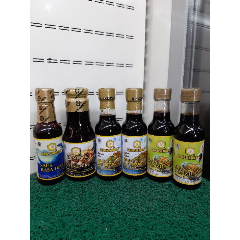 

PRODUK BARU KIKKOMAN HALAL (Saus Rasa Ikan + Saus Mie Jepang + Saus Ponzu + Saus Yakiniku)