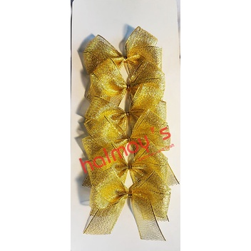 

PITA HAMPERS NATAL / CHRISTMAST UK. 8 X 8 CM WARNA GOLD ( 6 PCS )