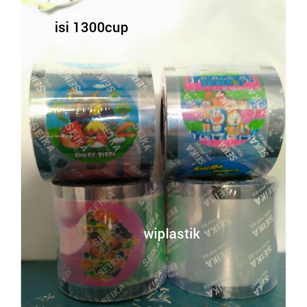 cup lid sealer/tutup gelas plastik/seal cup/ merek SEIKA isi 1300cup