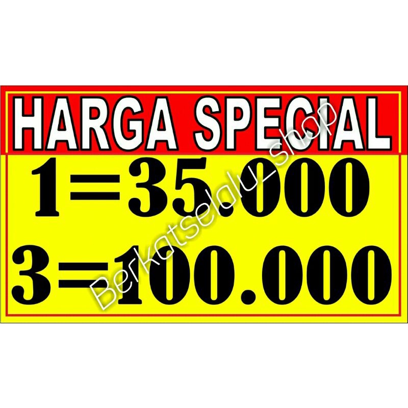 

karton tulisan harga spesial