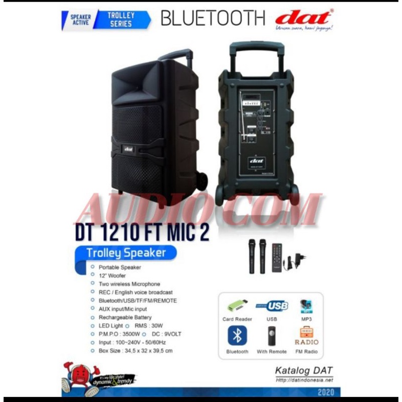 Speaker portable dat 12 inch Bluetooth usb original