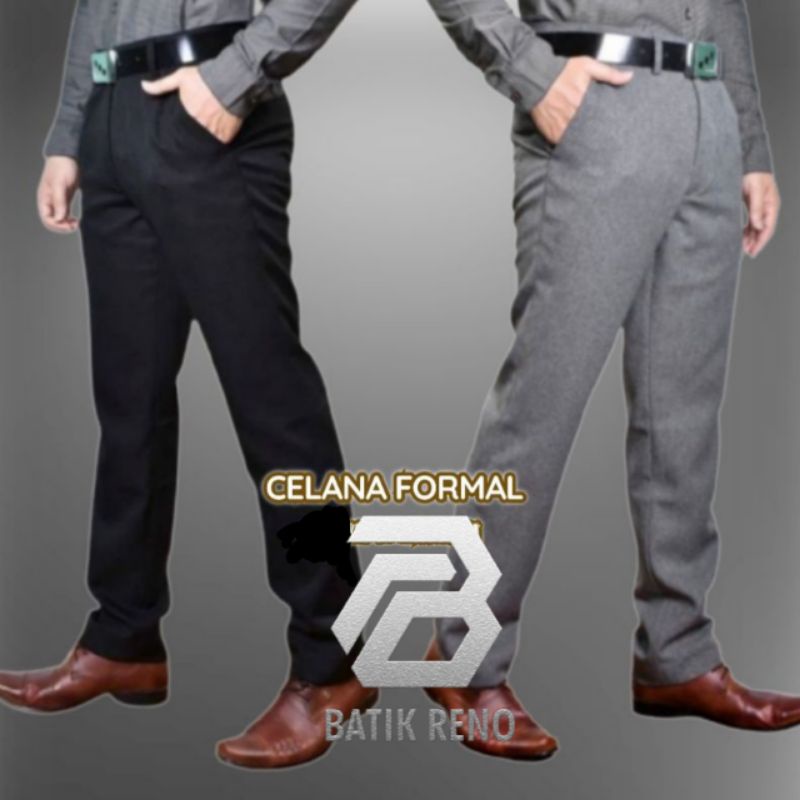 CELANA KANTOR FORMAL PRIA SLIMFIT BAHAN DASAR KAIN WOLL KUALITAS