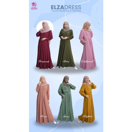 Elza Gamis Dress By Adzkia Hijab