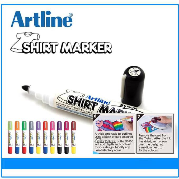 

Best Produk] Artline Shirt Marker Ekt-2 Spidol Permanent - Hitam