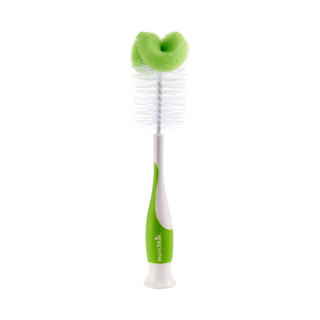 Munchkin Sponge Bottle Brush Sikat Botol Busa Spons Green Hijau