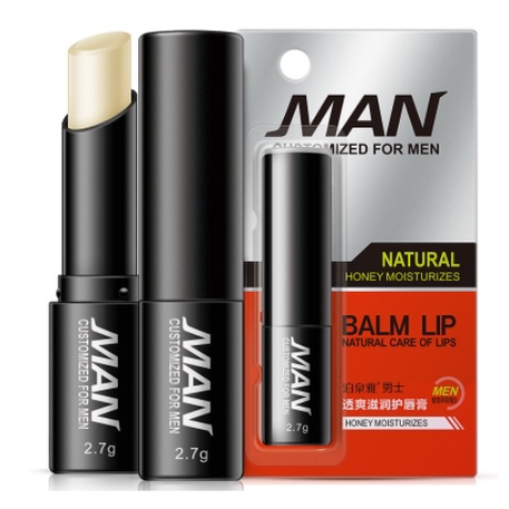 Lip Balm Pelembab Tahan Lama Pria Protect Lip Balm For Man Cocok Untuk Memerahkan Bibir Hitam dan Kering