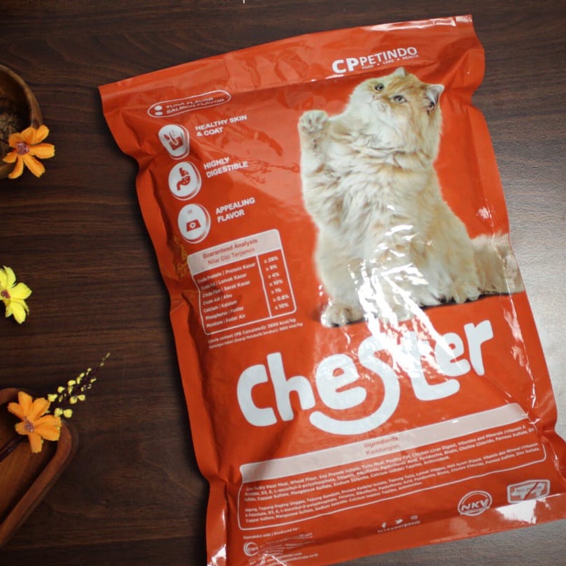 PH.Medan CHESTER 1KG Cat Food - Makanan Kucing Repack