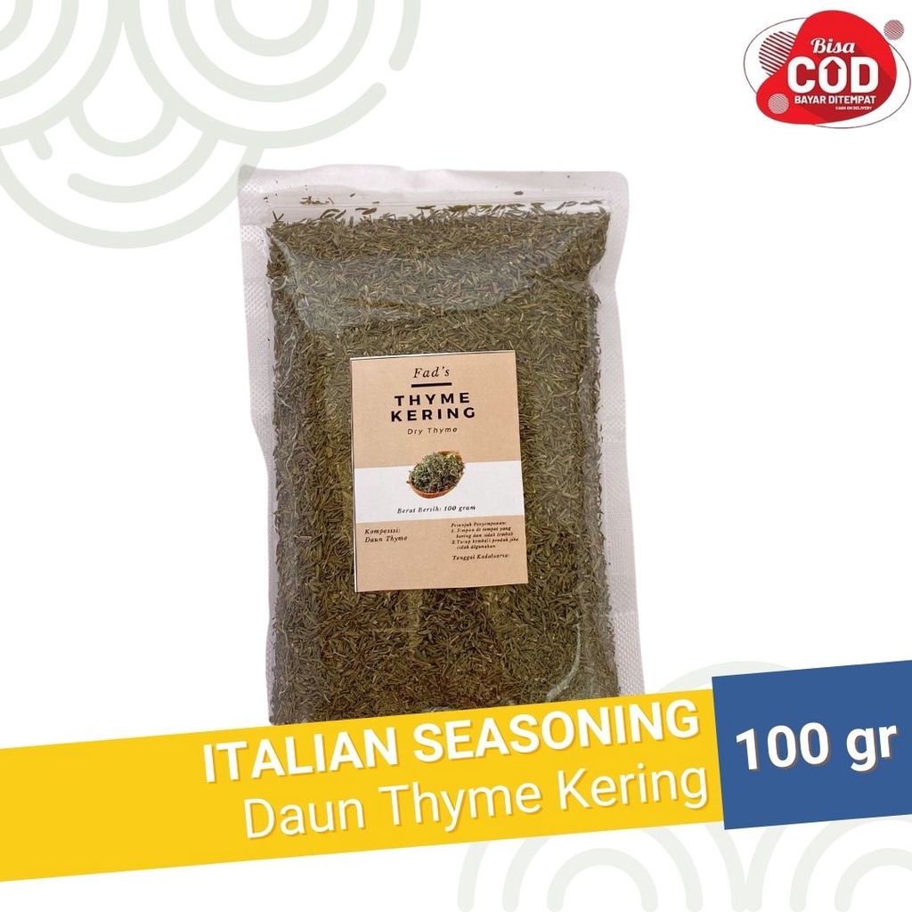 Fad's Italian Herbs 100gr - Basil Oregano Parsley Rosemary Thyme Italian Spices Italian Seasoning