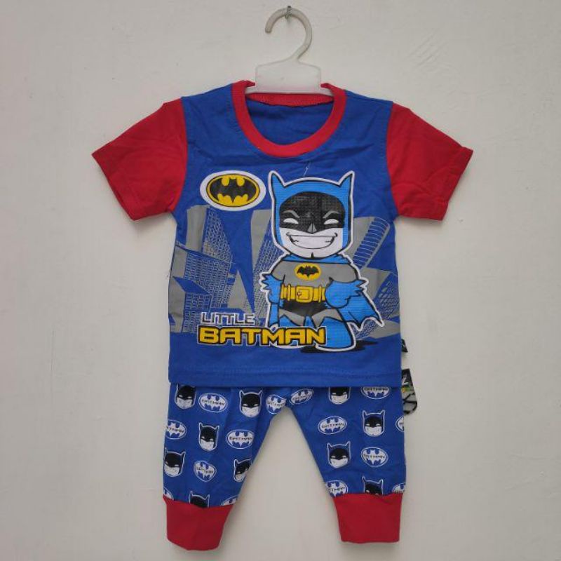 BATMAN Setelan baju celana panjang joger anak bayi