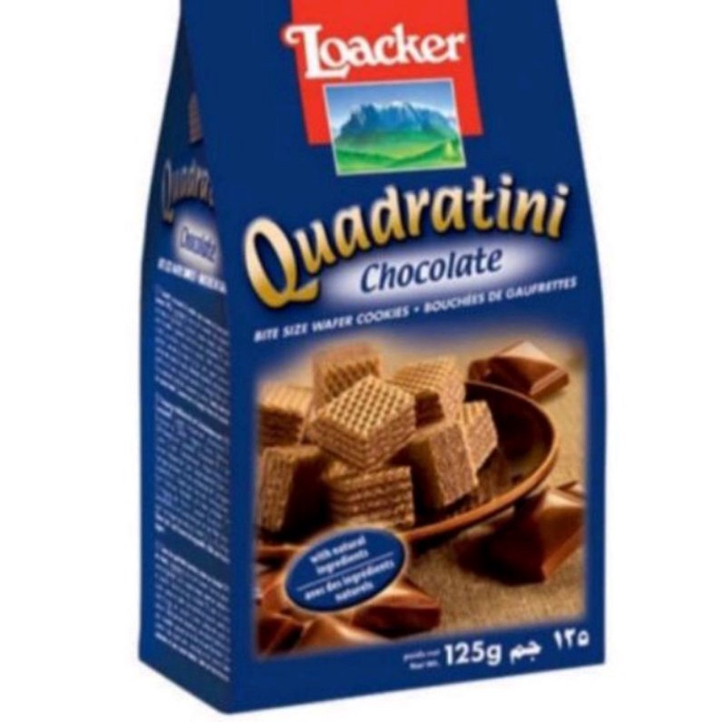 

Laocker quadratini chocolate 125gr | wafer cookies biskuit laocker