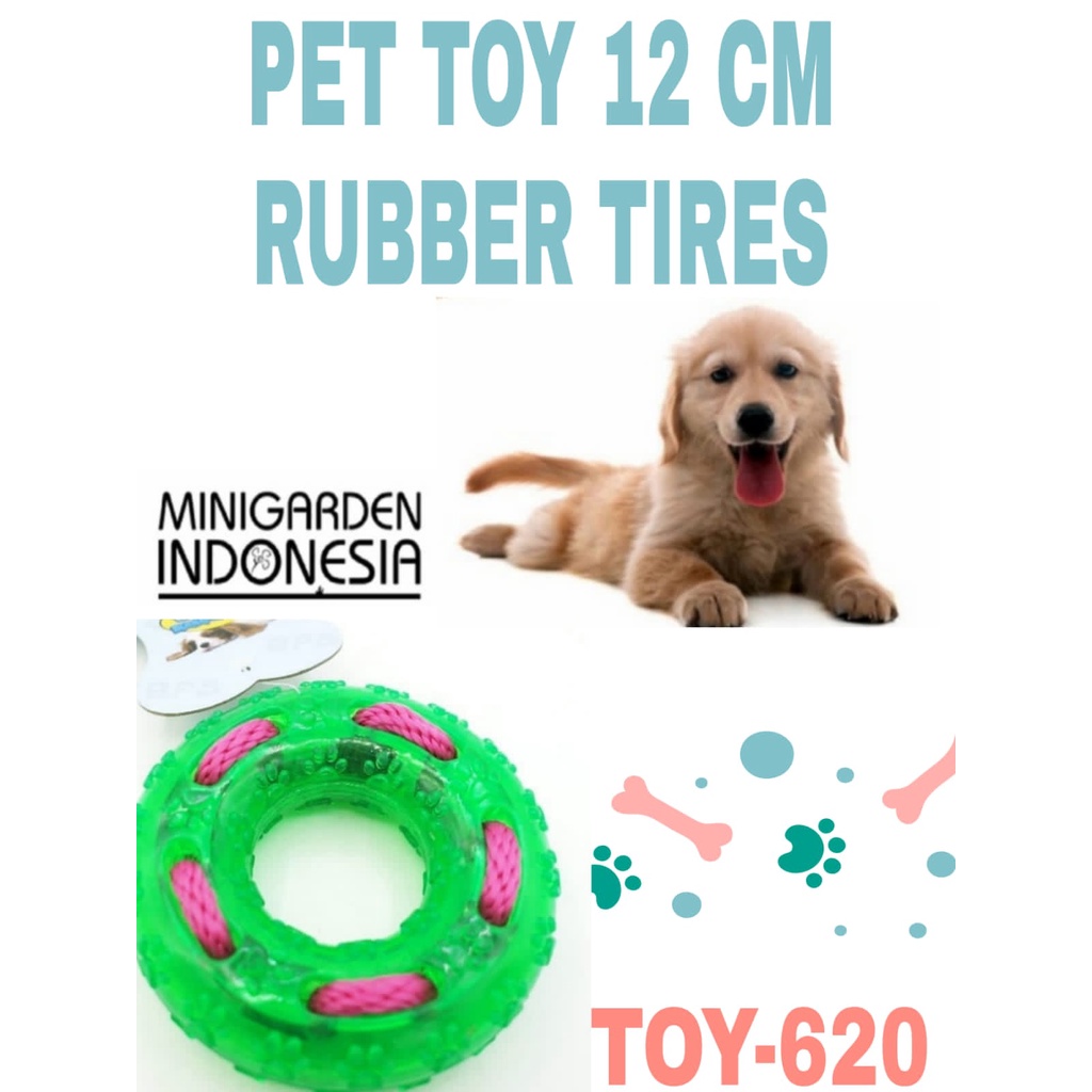 MAIANAN GIGITAN KARET TOY 620 RUBBER TIRES mainan gigitan hewan gigitan anjing pet toy interaktif