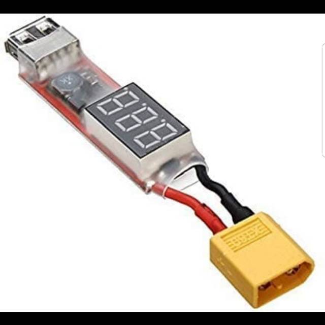 2S-6S Lipo Battery USB Converter XT60 to Cellphone Charger Adapter