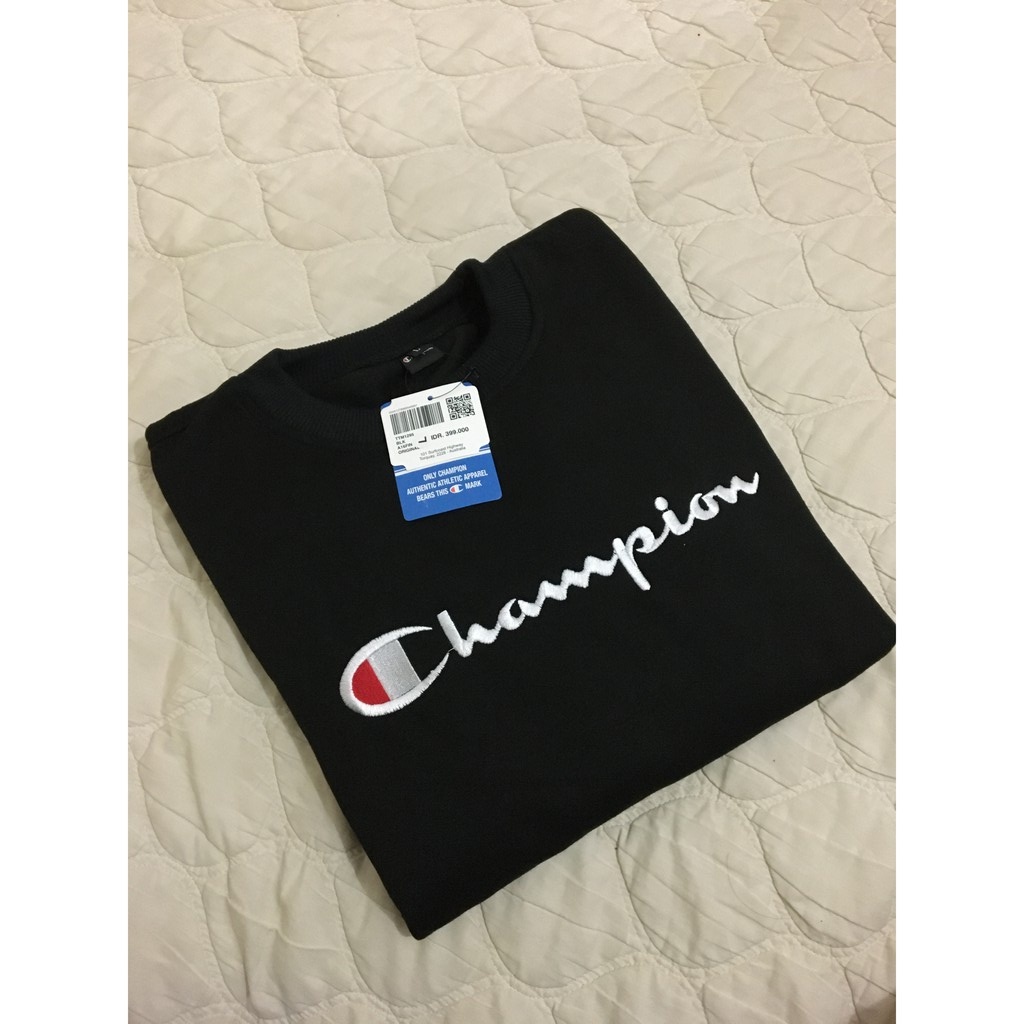 Crewneck Champion / Sweater Champion Script - Sweatshirt Champion Premium authentic