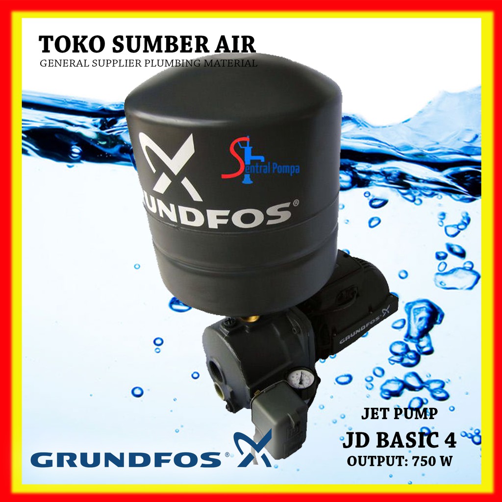 JETPUMP  JD BASIC 4 merk GRUNDFOS