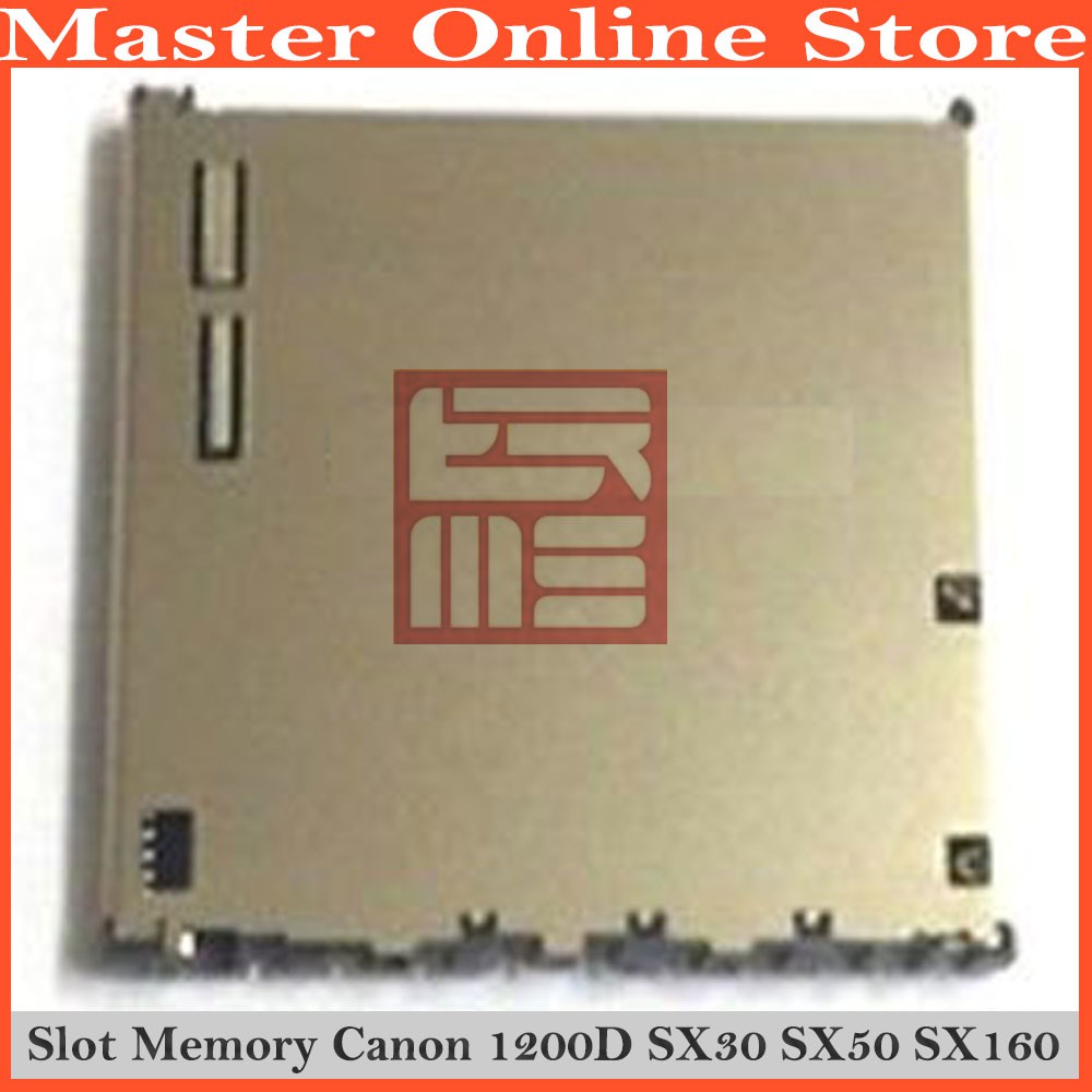 Slot Kartu Memory Card Canon EOS 1200D Rebel T5 Powershot G15 S100 SX30 SX50 SX160 SX170 SX510 SX710