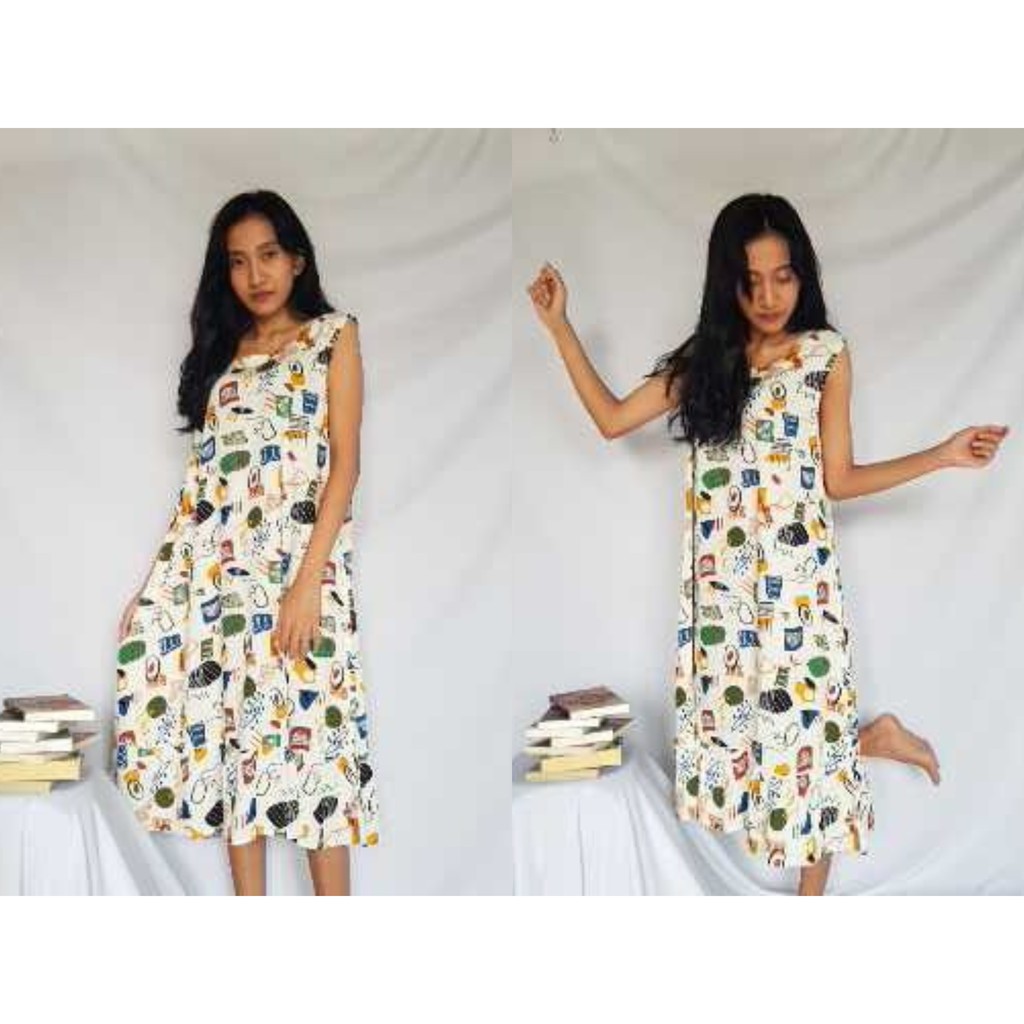 

Baju Santai / Baju Tidur / Piyama Funny White Set by Glame