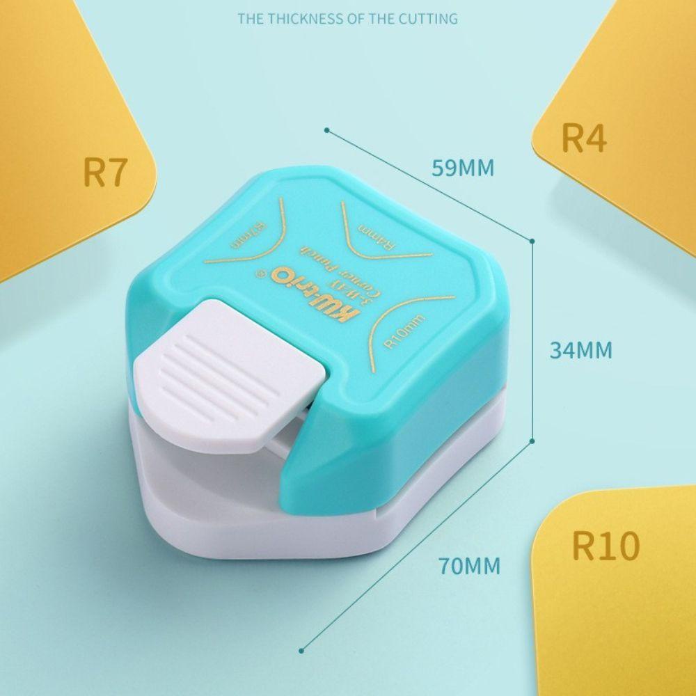 Lanfy Alat Pembolong Sudut Kertas / Kartu / Foto 3in1 Untuk Kantor