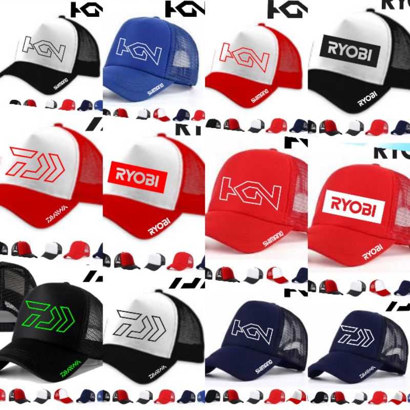 Topi mancing pria bahan truker topi distro mancing dewasa