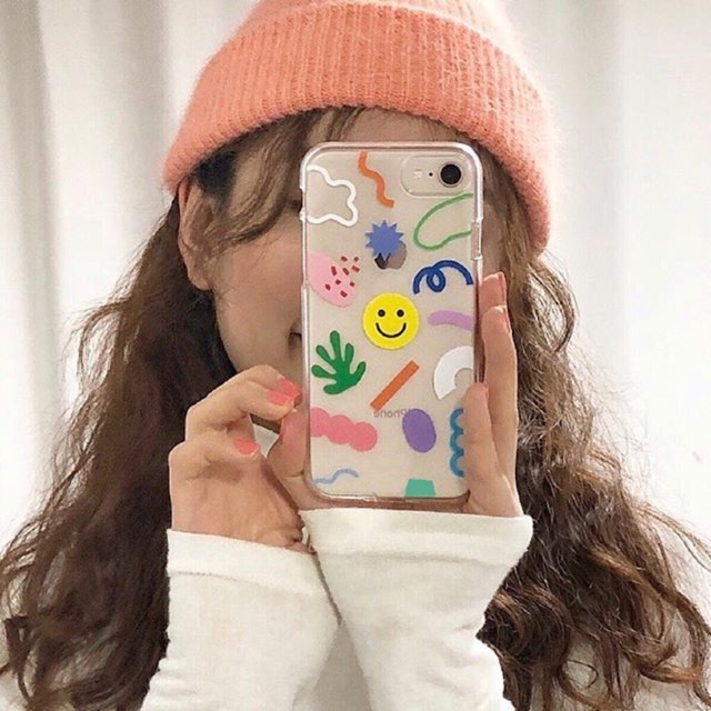 Case Iphone Smile Transparant 7/8