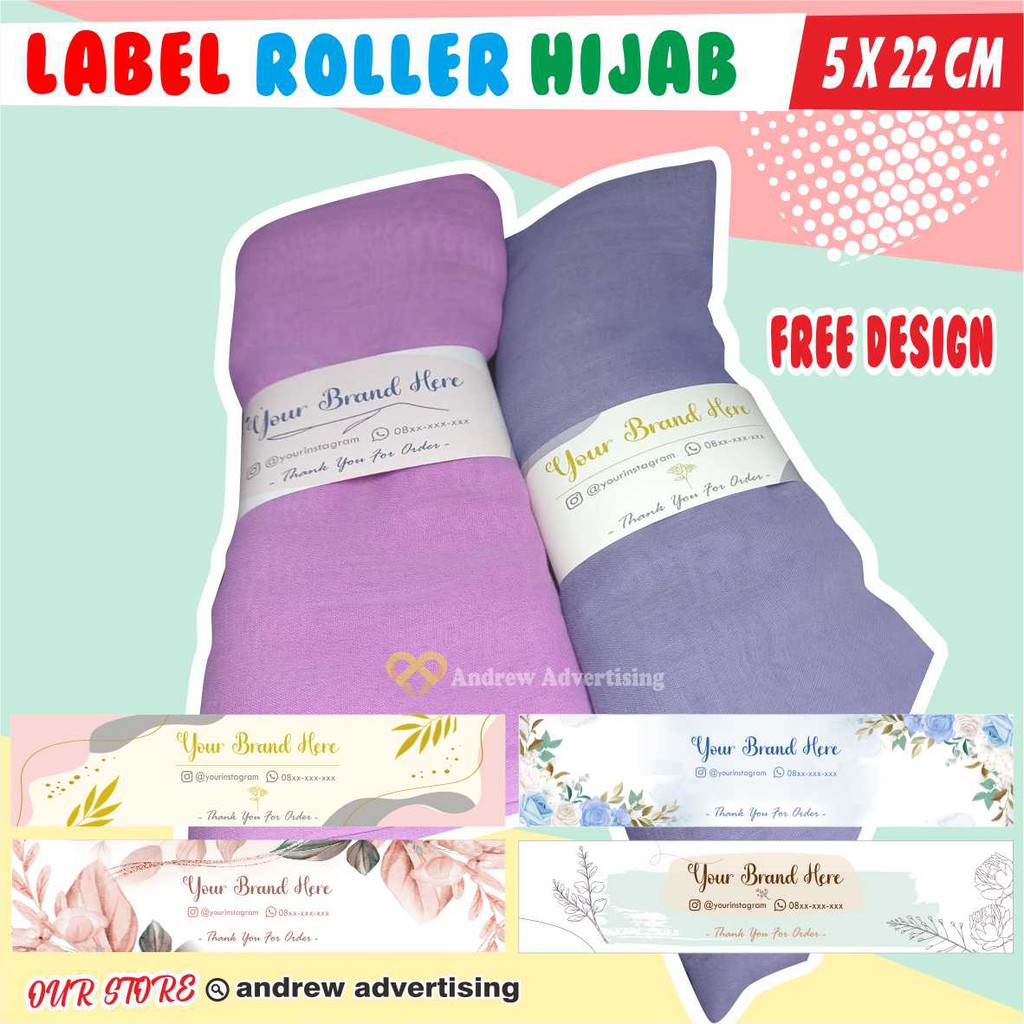 ROLLER HIJAB / LABEL PENGIKAT HIJAB