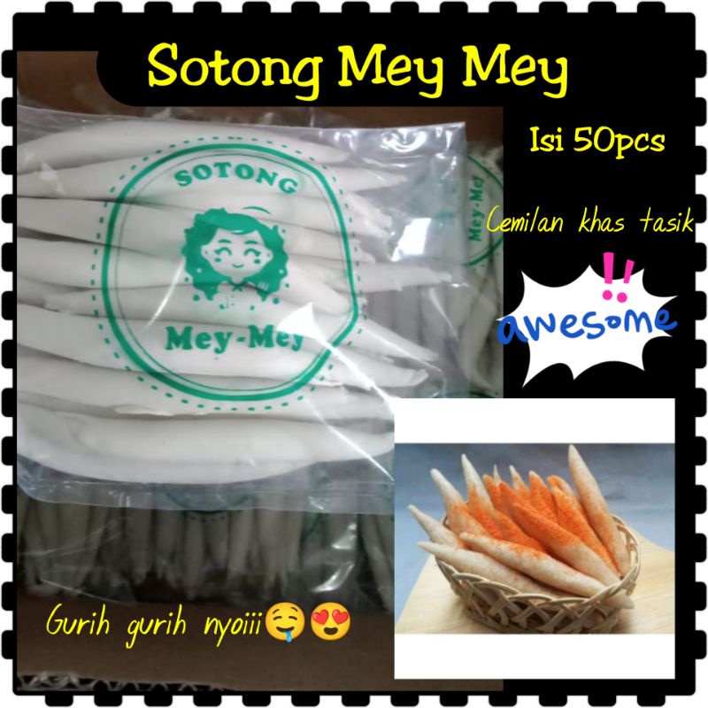 

Termurah!! Sotong goreng mey mey Original/Crispy frozen isi 50