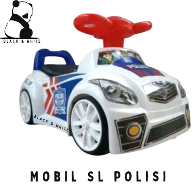 Mainan Mobil Polisi Dorong Besar Mainan Mobil Mobilan Tunggangan SL Police SG Toys